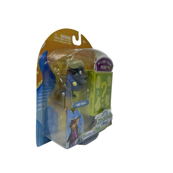 Disney Zootopia 2 Movie Mystery Tails 2" CHIEF BOGO & Mystery Figure Set - Picture 8 of 9